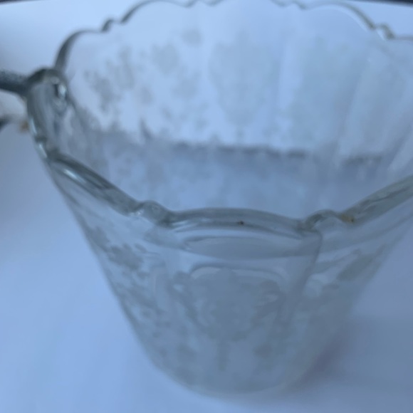 Vtg  CHANTILLY  Glass Ice Bucket 1939 -1958. - Picture 4 of 5